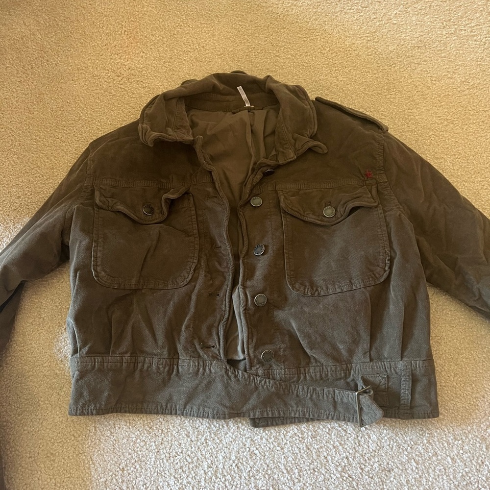 Free People Cargo Jacket